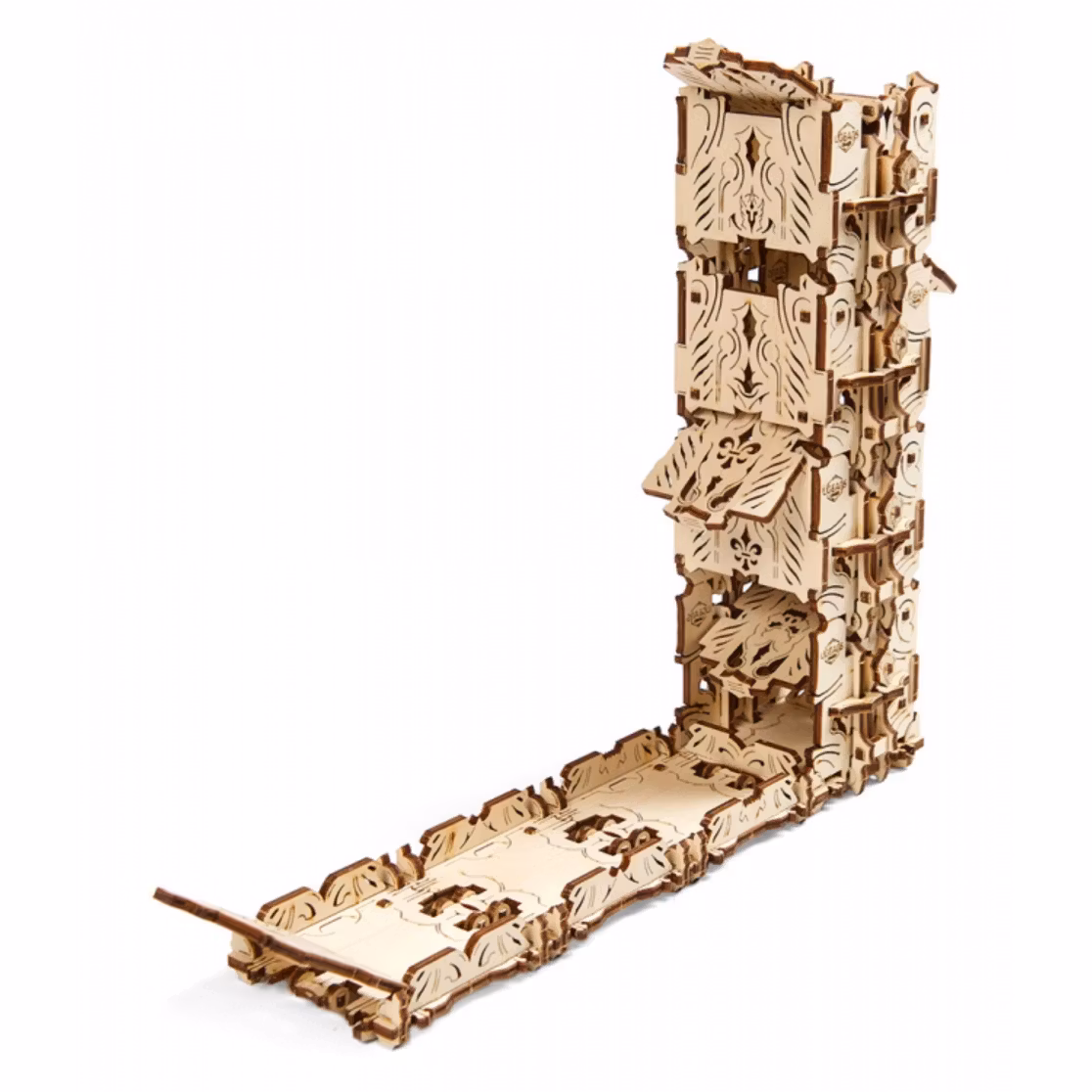 Modular Dice Tower - Byggsats i trä