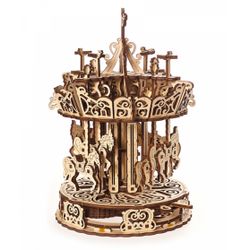 Ugears - Mekanisk karusell - Byggsats i trä