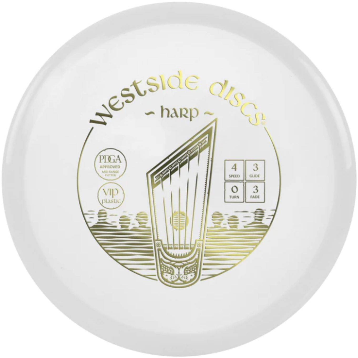 Westside Discs – VIP Harp White (Putter)