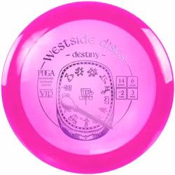Westside Discs - VIP Destiny Pink - Distance Driver - Discgolf