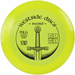 Westside Discs - VIP Sword Yellow - Distance Driver - Discgolf