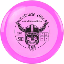 Westside Discs - VIP Underworld Pink - Control Driver - Discgolf