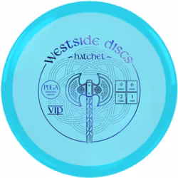 Westside Discs - VIP Hatchet Turquoise - Control Driver - Discgolf