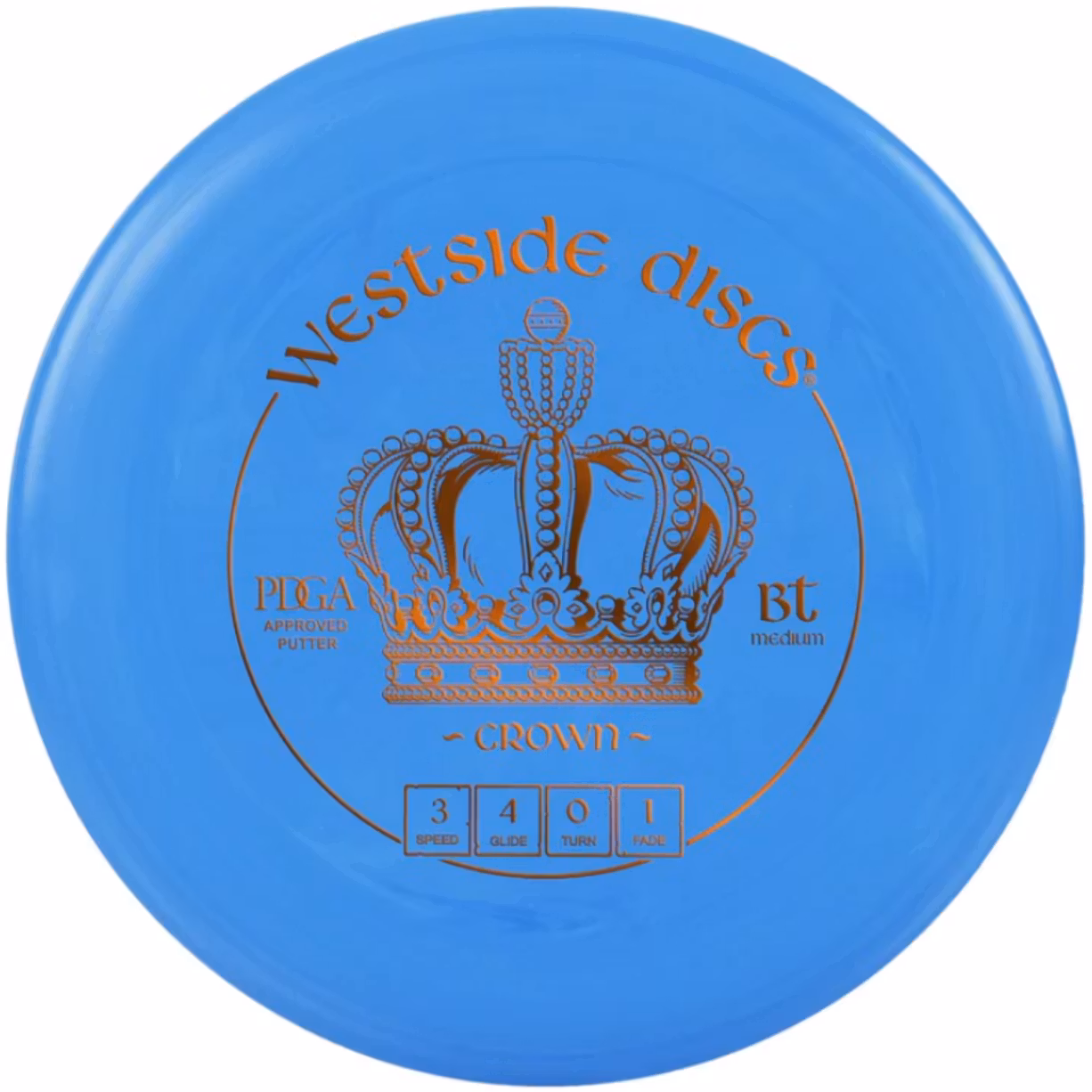Westside Discs – BT Crown Blue (Putter) | Discgolf