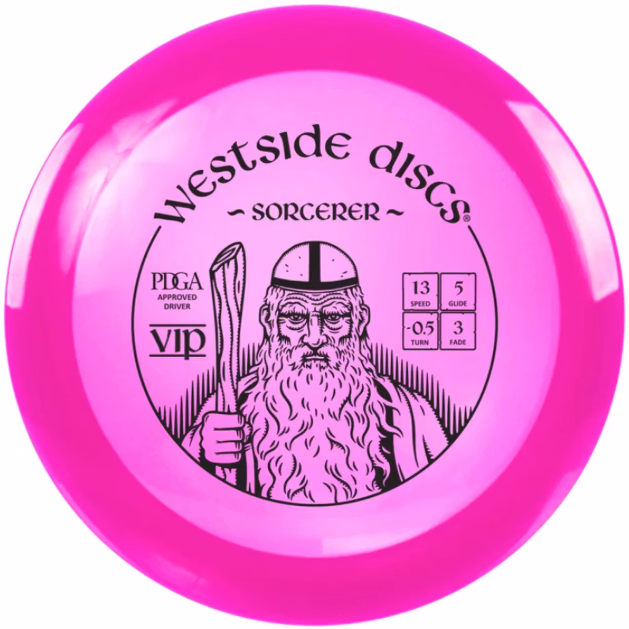 Westside Discs – VIP Sorcerer Pink | Distance Driver | Discgolf