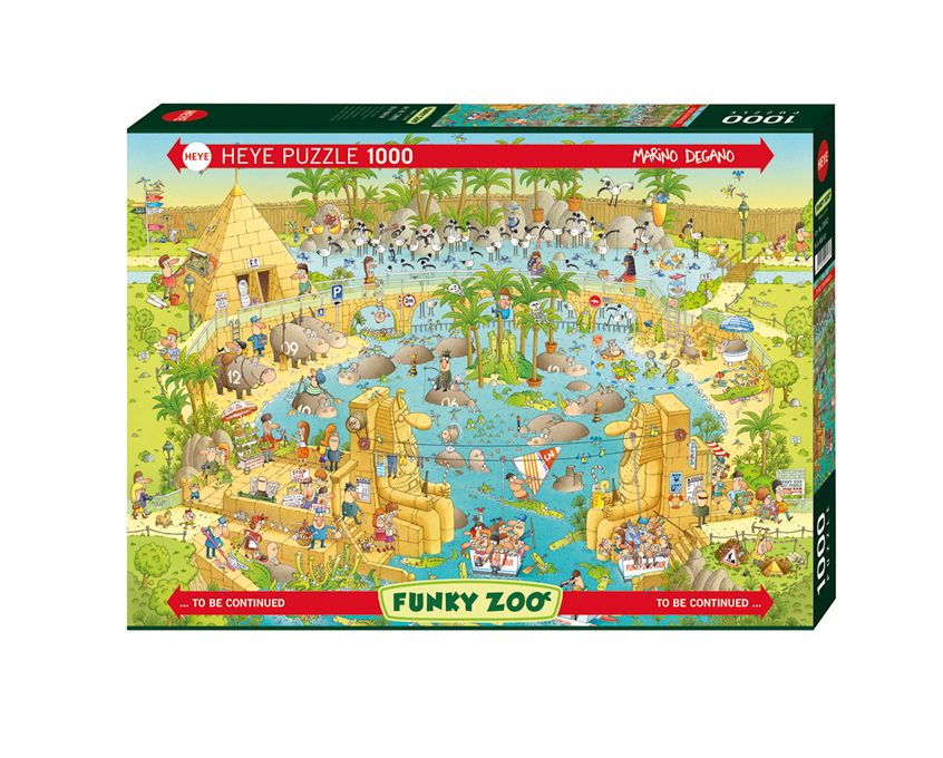 Heye – Nile Habitat | Marino Degano | 1000 Bitar pussel, Förpackning