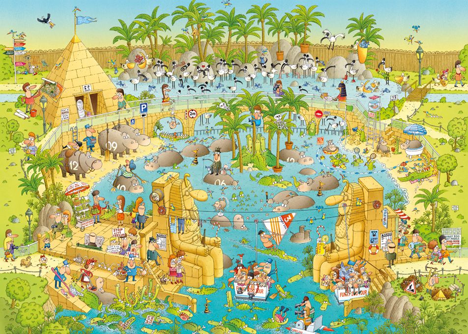 Heye – Nile Habitat | Marino Degano | 1000 Bitar pussel