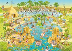 Heye - Nile Habitat - Marino Degano - 1000 Bitar pussel