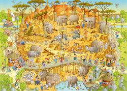 Heye - African Habitat - Marino Degano - 1000 Bitar pussel