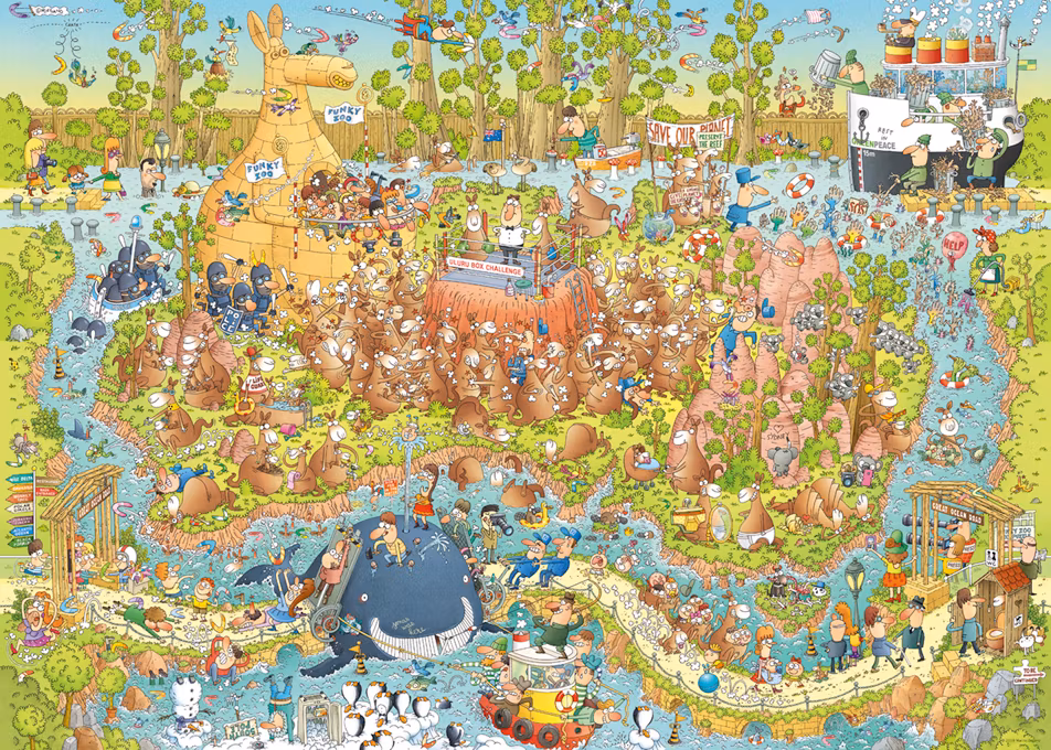 Heye – Australian Habitat | Marino Degano | 1000 Bitar pussel