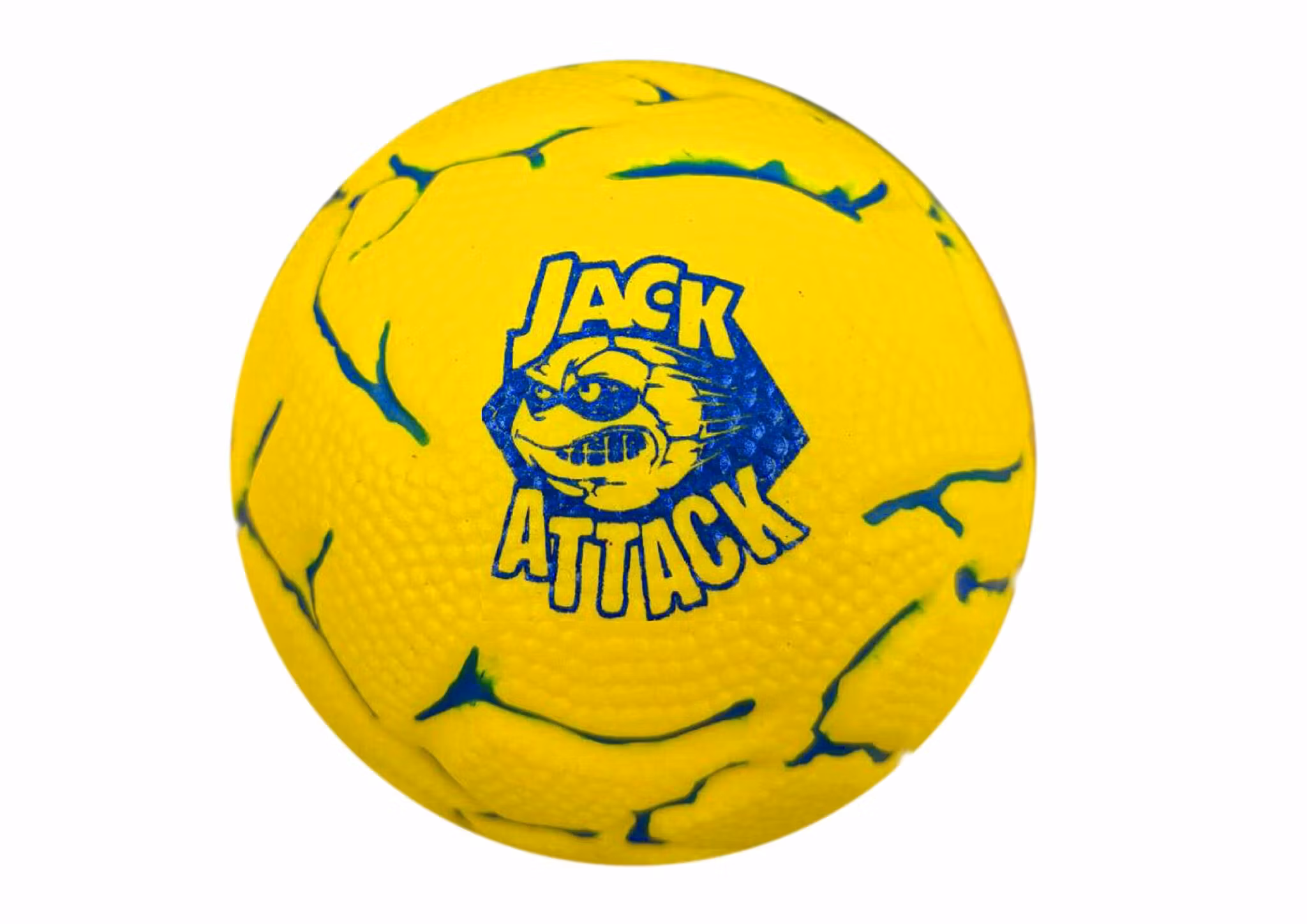 Jack Attack – Grip Yellow | Studsboll | 9cm | Extra greppvänlig!