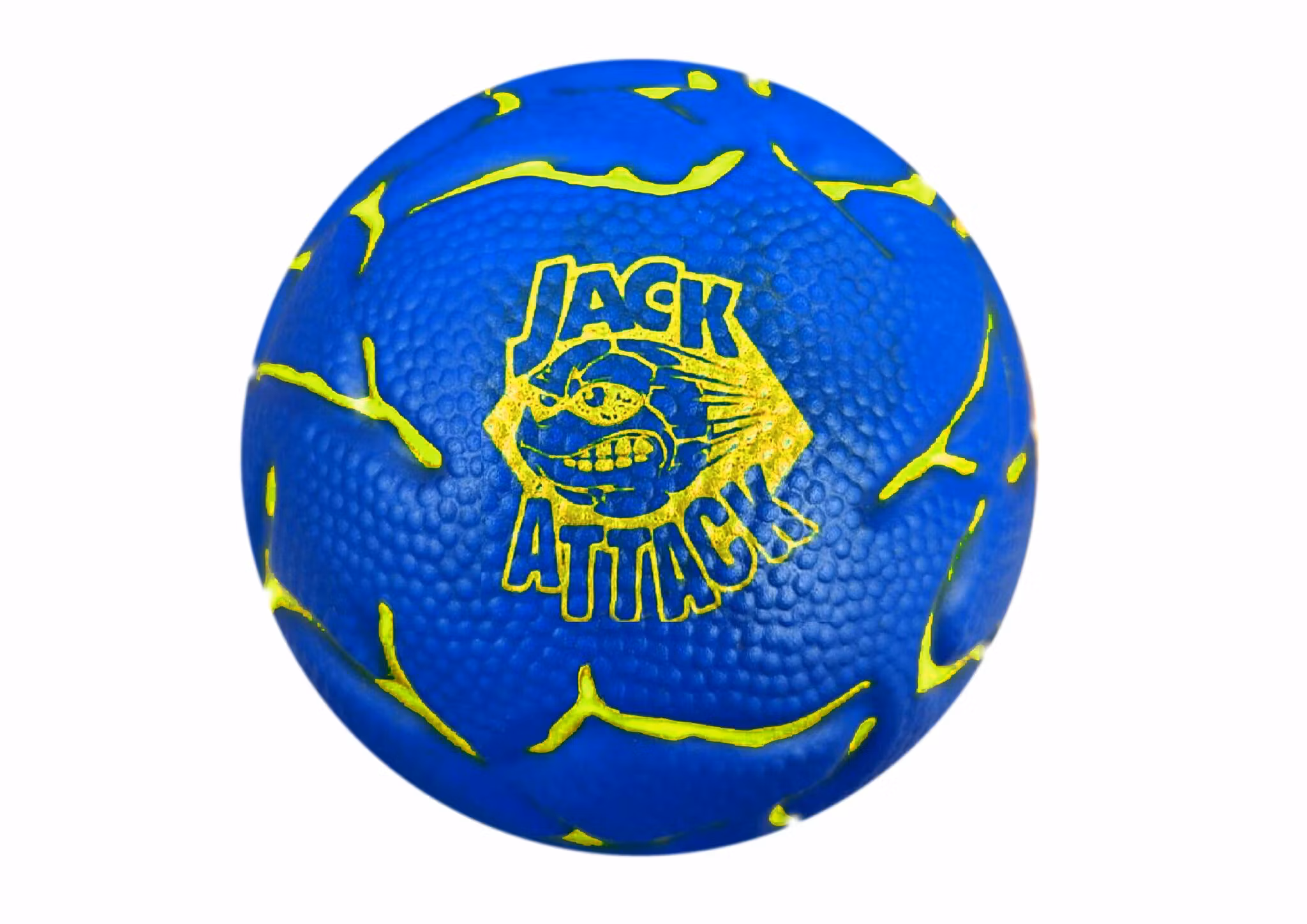 Jack Attack – Grip Blue, Studsboll, 9cm, Extra greppvänlig!
