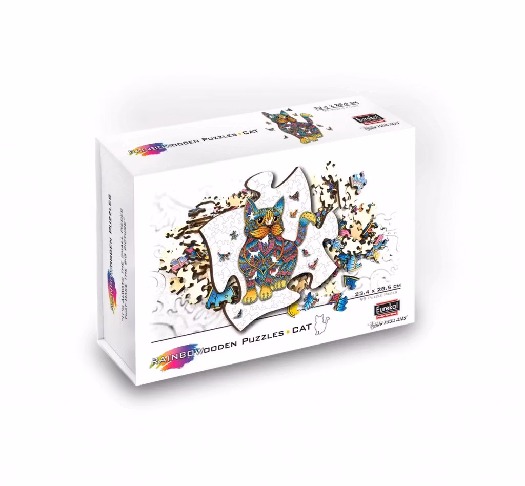 Pussel – Rainbowooden Puzzles | Cat