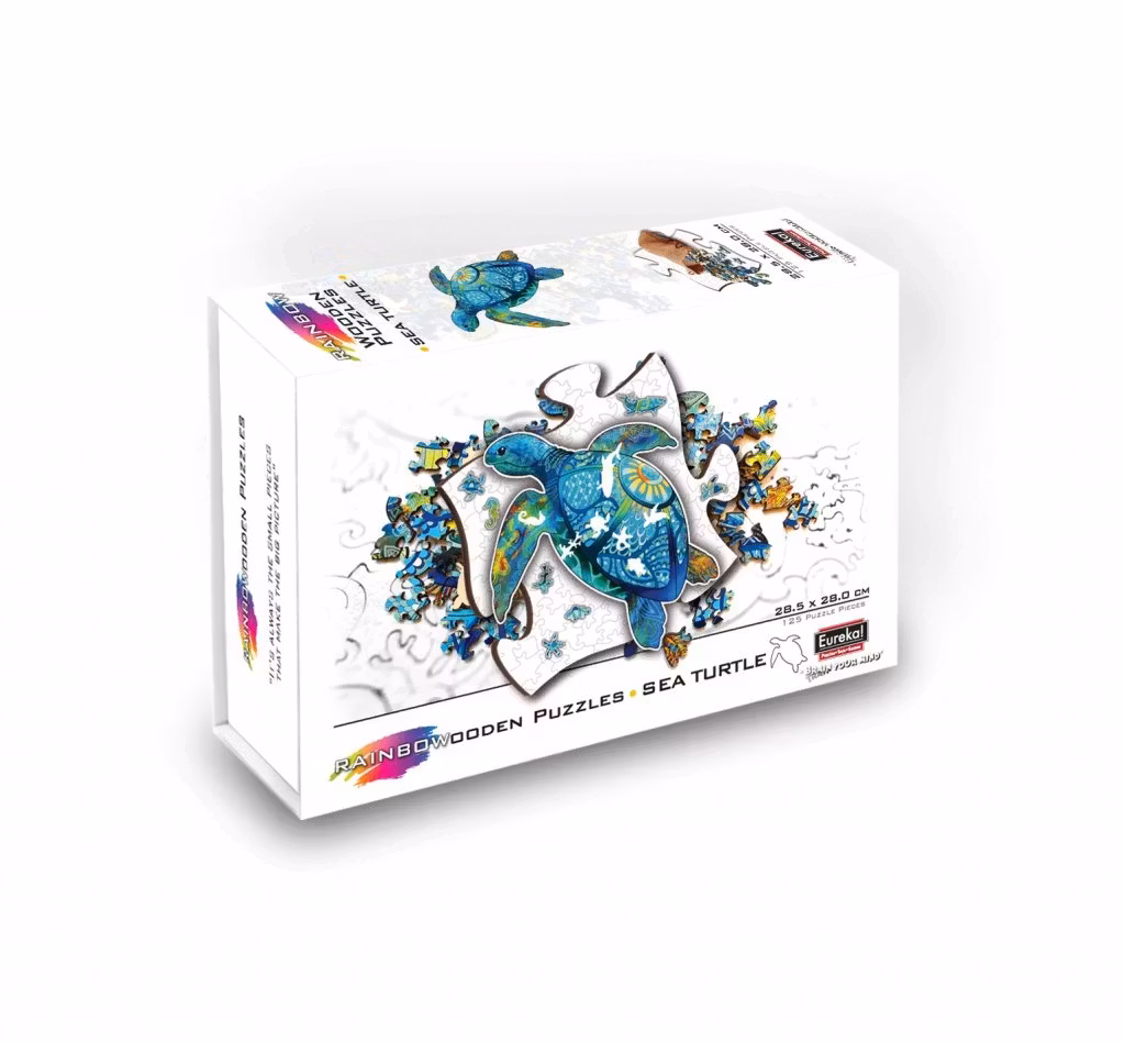 Pussel – Rainbowooden Puzzles | Sea Turtle