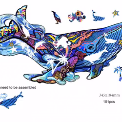 Pussel – Rainbowooden Puzzles | Blue Whale