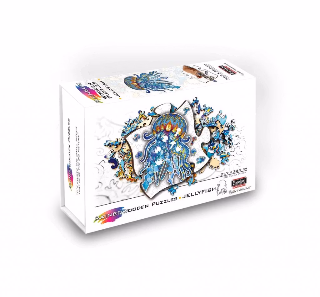 Pussel – Rainbowooden Puzzles | Jellyfish