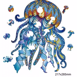 Pussel – Rainbowooden Puzzles | Jellyfish