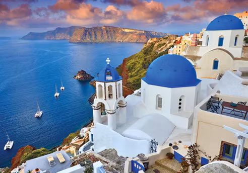 1000 bitar pussel - Santorini