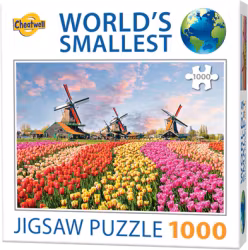 Cheatwell - Väderkvarnar, Nederländerna - Pussel 1000 bitar - Mini pussel