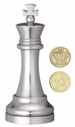 Chess Puzzle - Silver King - Cast Puzzle - Kluring
