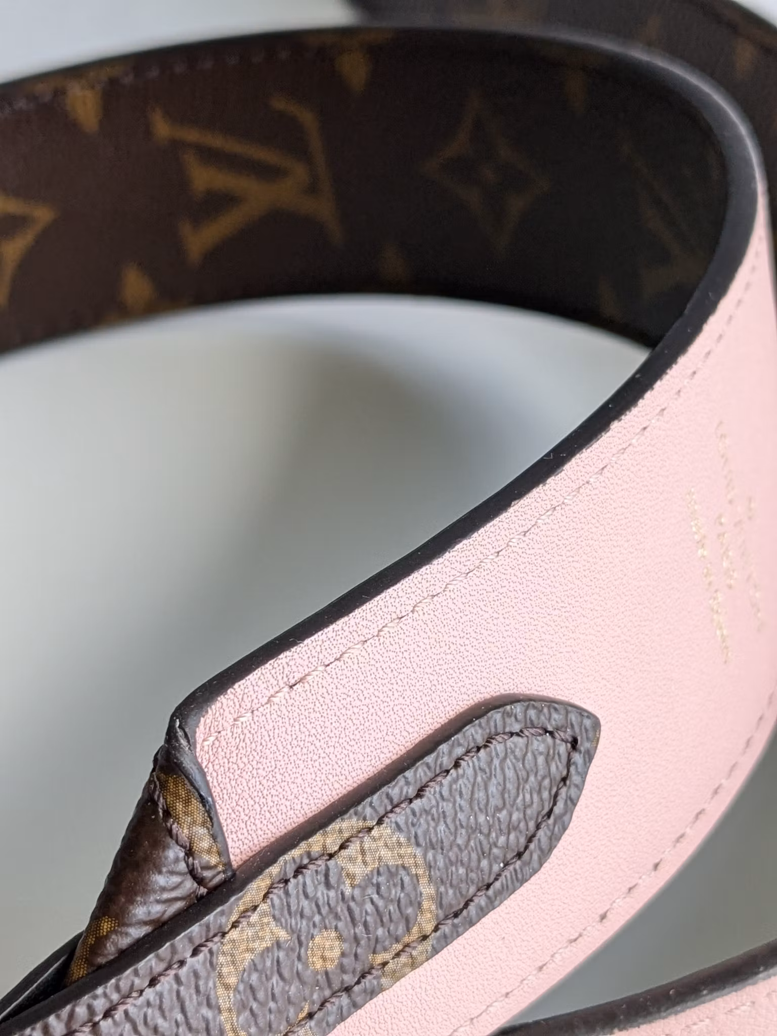 Louis Vuitton Shoulder Strap Monogram Rose Poudre