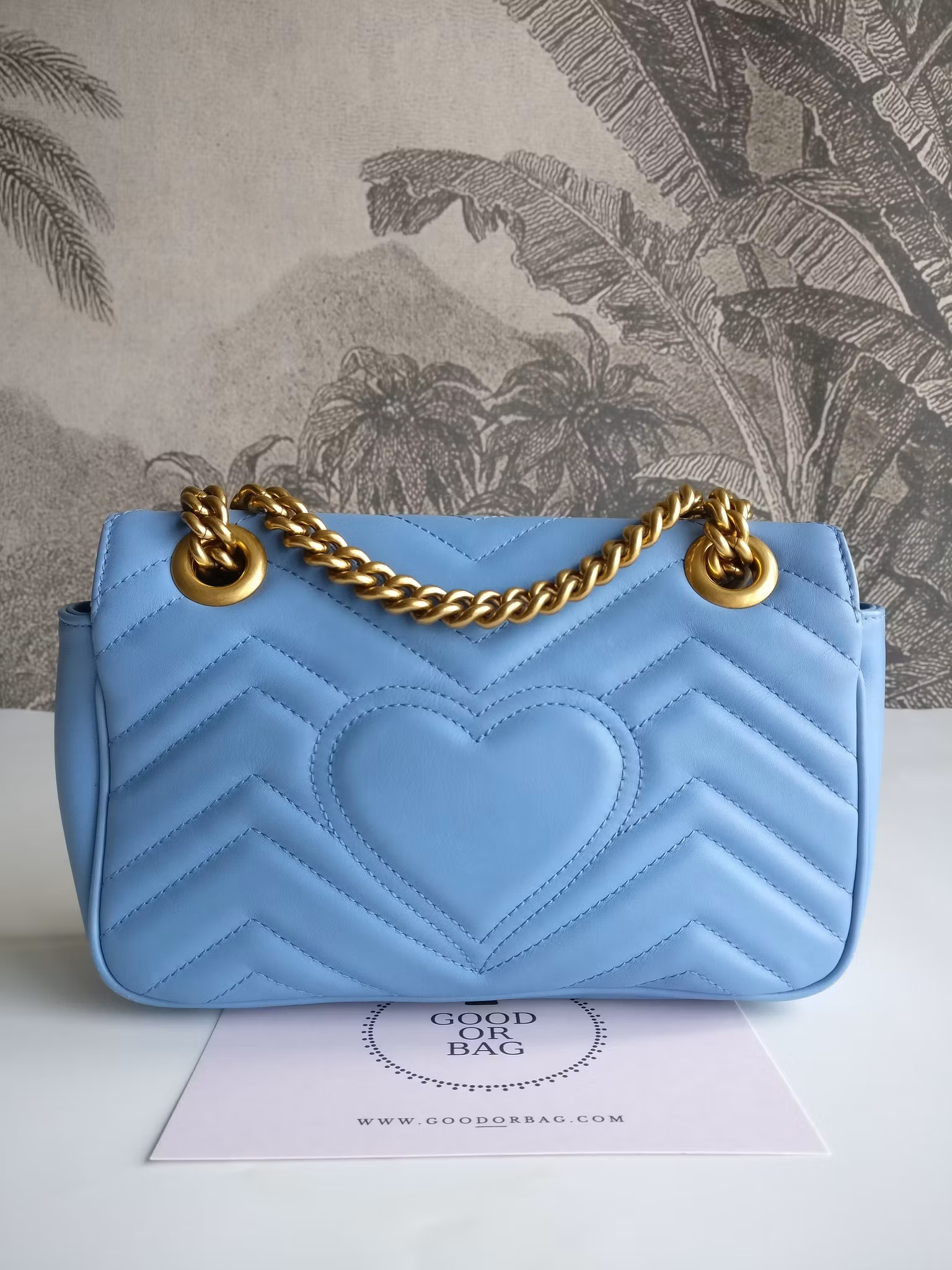 Gucci Marmont Shoulder bag light blue