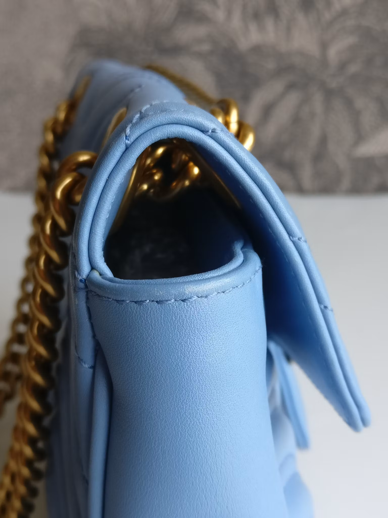 Gucci Marmont Shoulder bag light blue