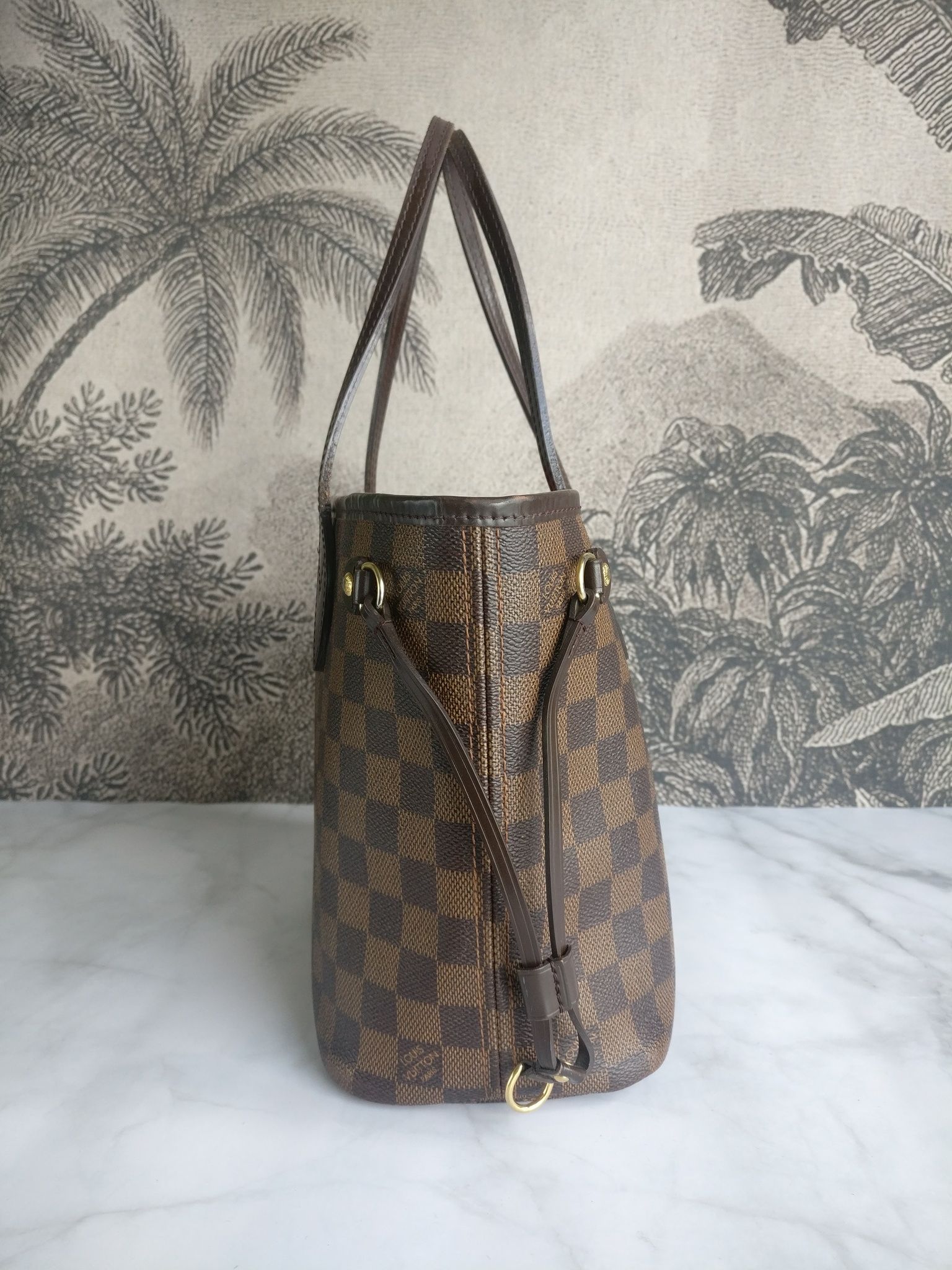 Neverfull PM damier ebene