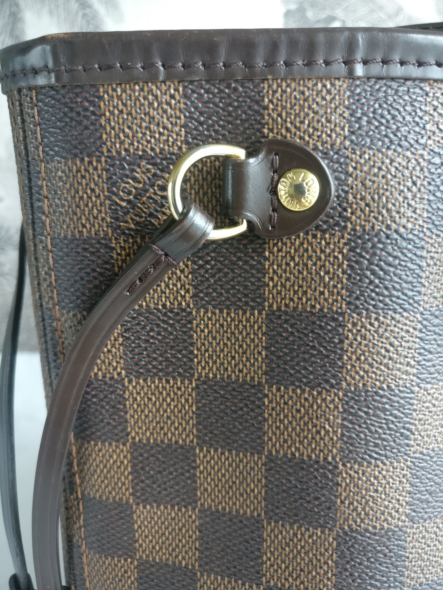 Neverfull PM damier ebene