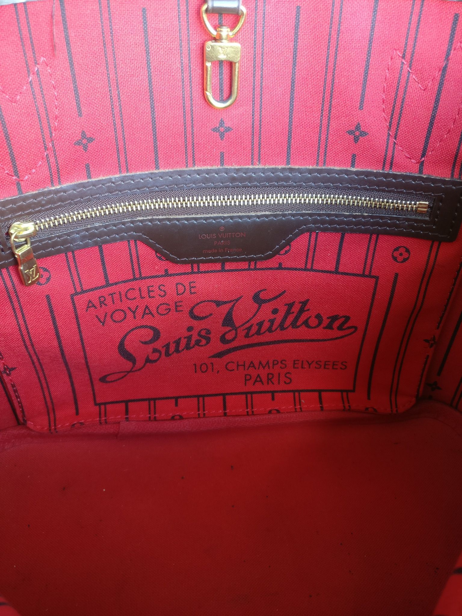 Neverfull PM damier ebene