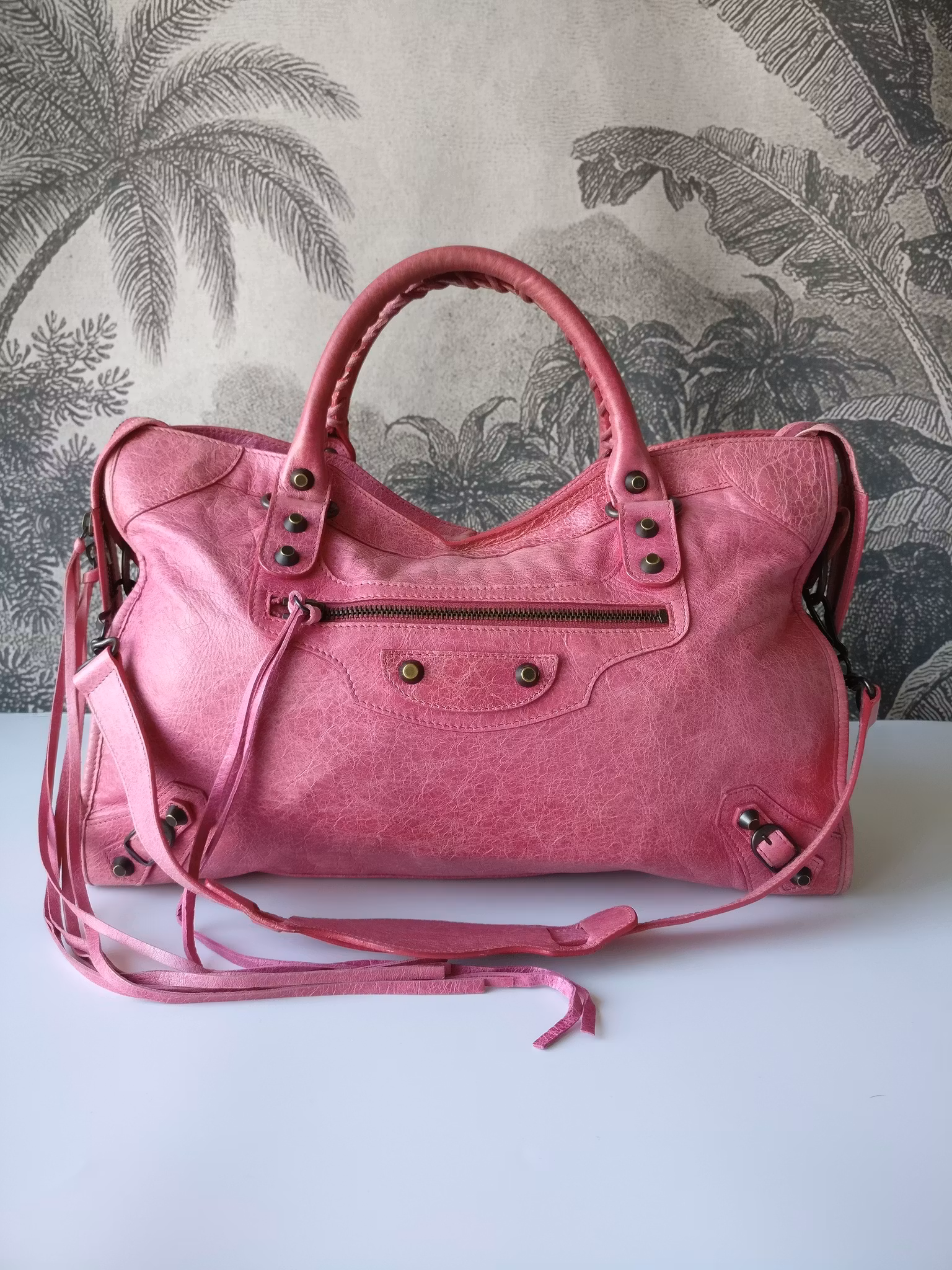 Balenciaga Motocross Classic City Bag