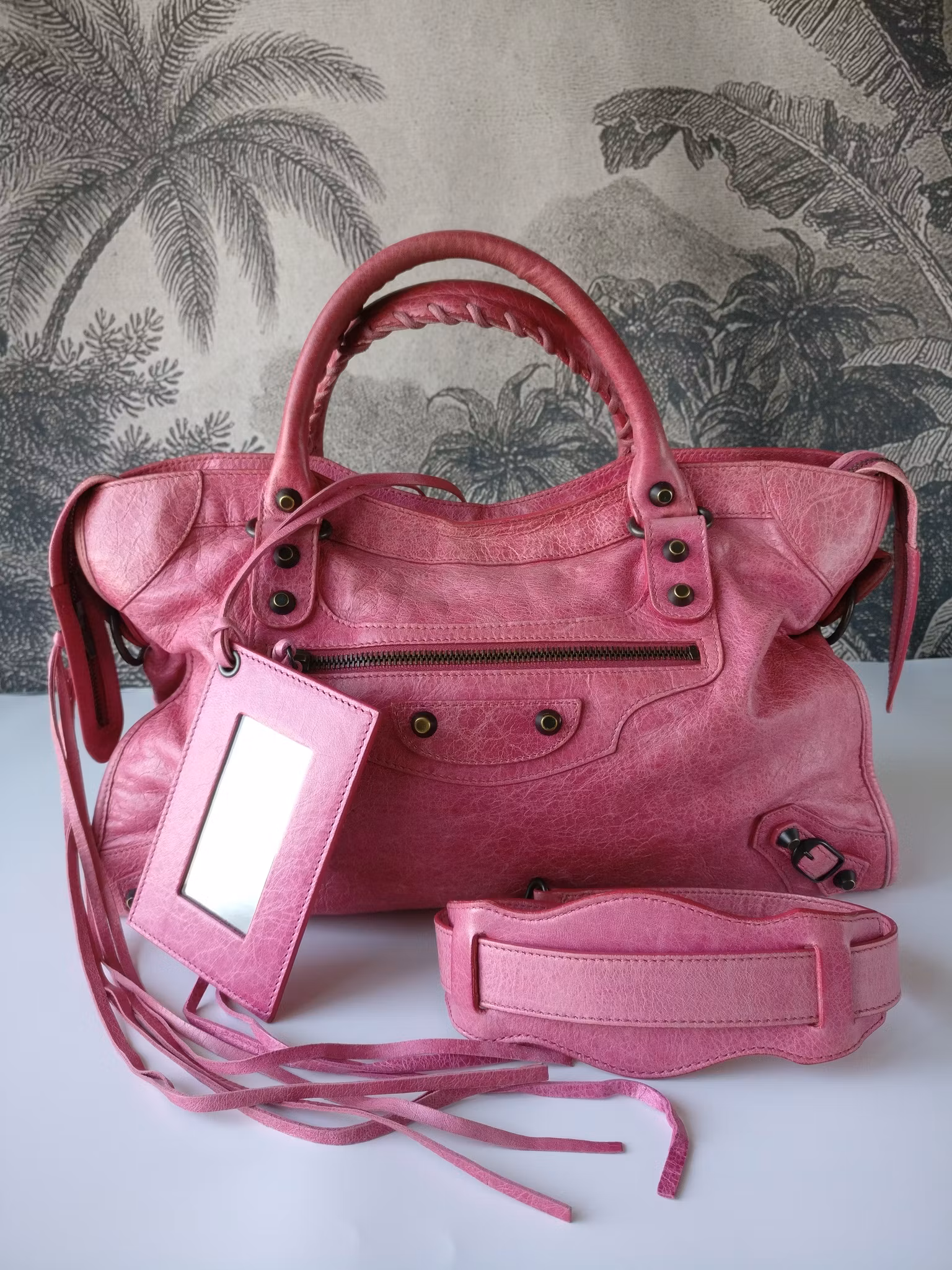 Balenciaga Motocross Classic City Bag