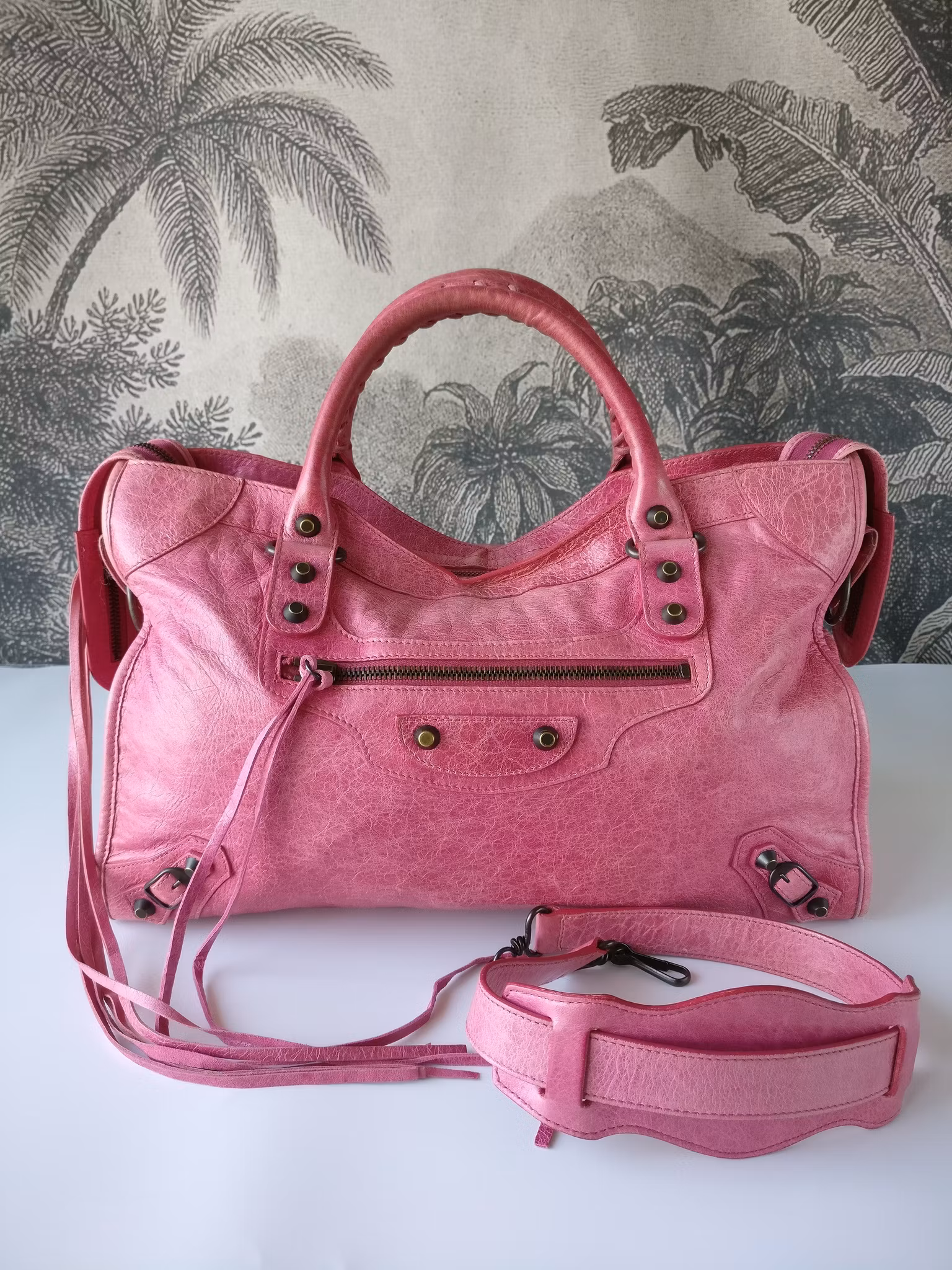 Balenciaga Motocross Classic City Bag