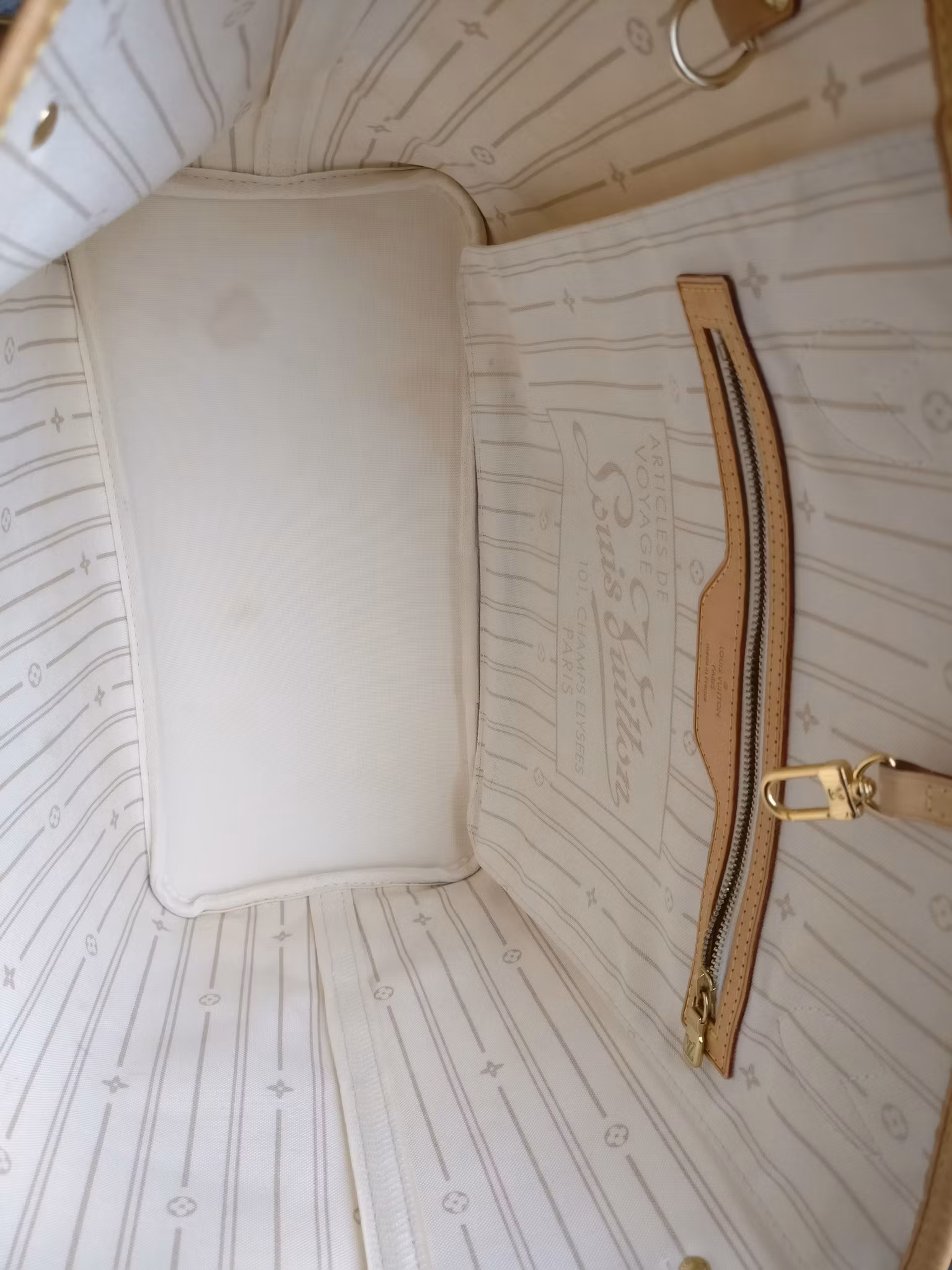 Louis Vuitton Neverfull MM azur