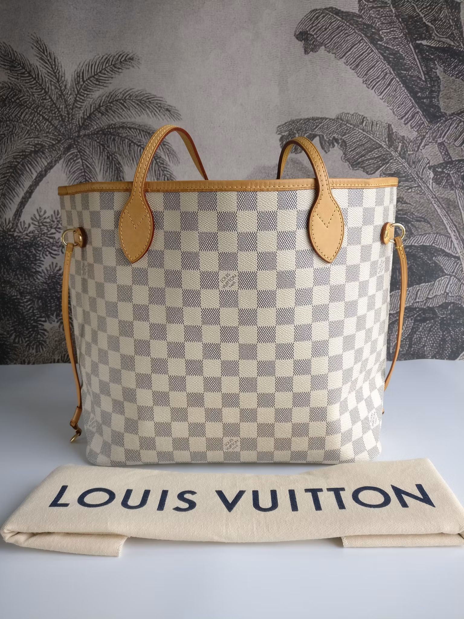 Louis Vuitton Neverfull MM azur