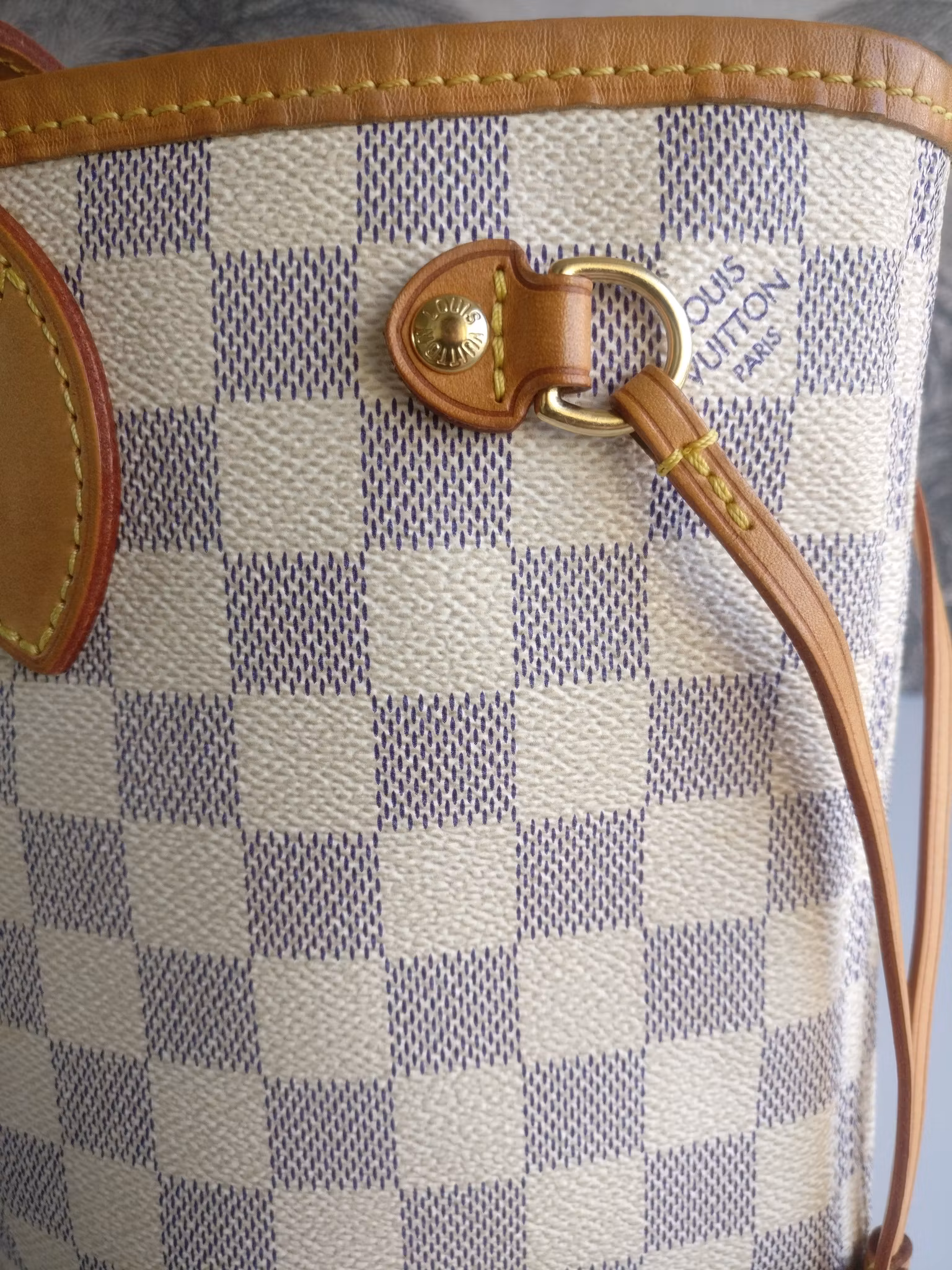 Louis Vuitton Neverfull PM damier azur