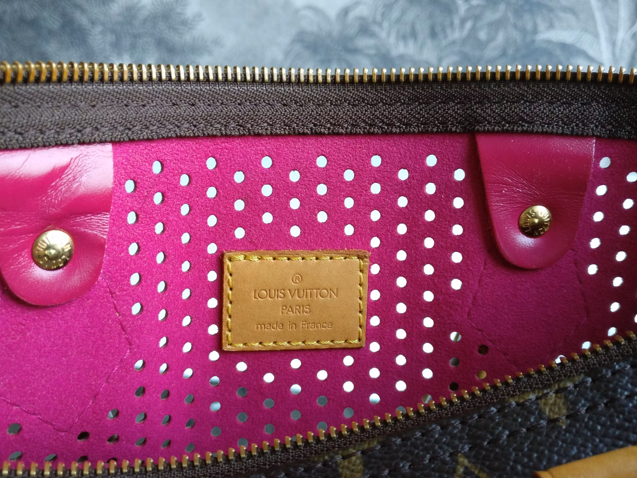 Louis Vuitton Speedy Perforated 30
