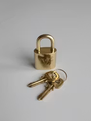Louis Vuitton padlock no. 320 & 2 keys