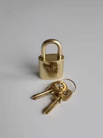 Louis Vuitton padlock no. 320 & 2 keys