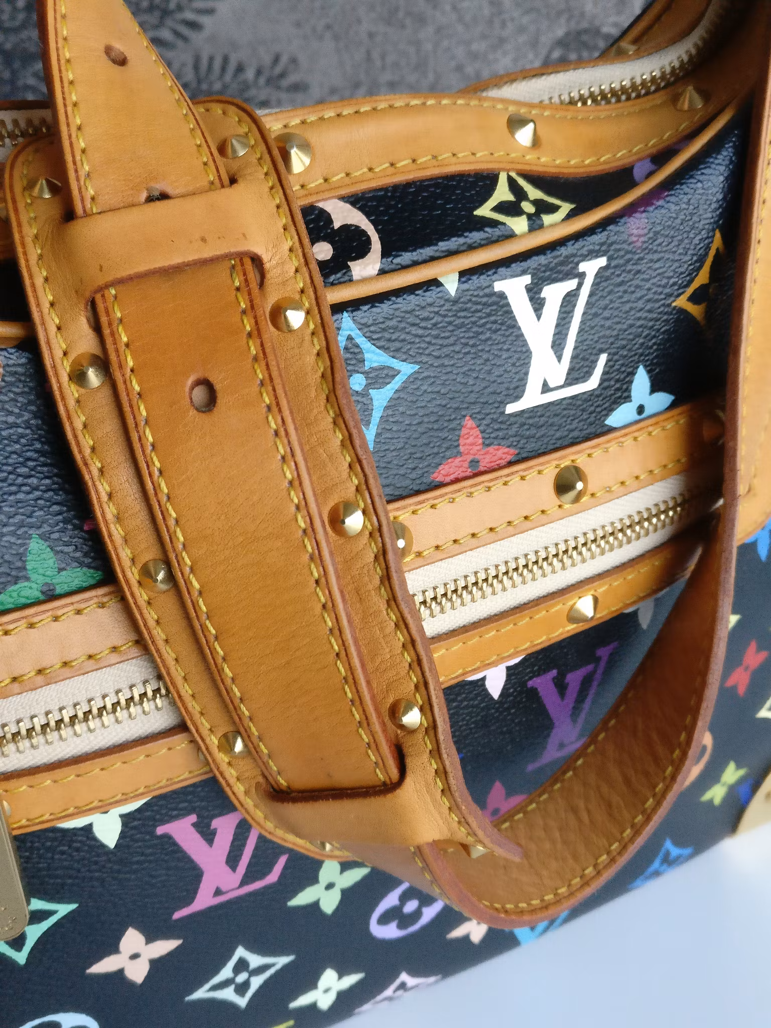 Louis Vuitton Boulogne black multicolore