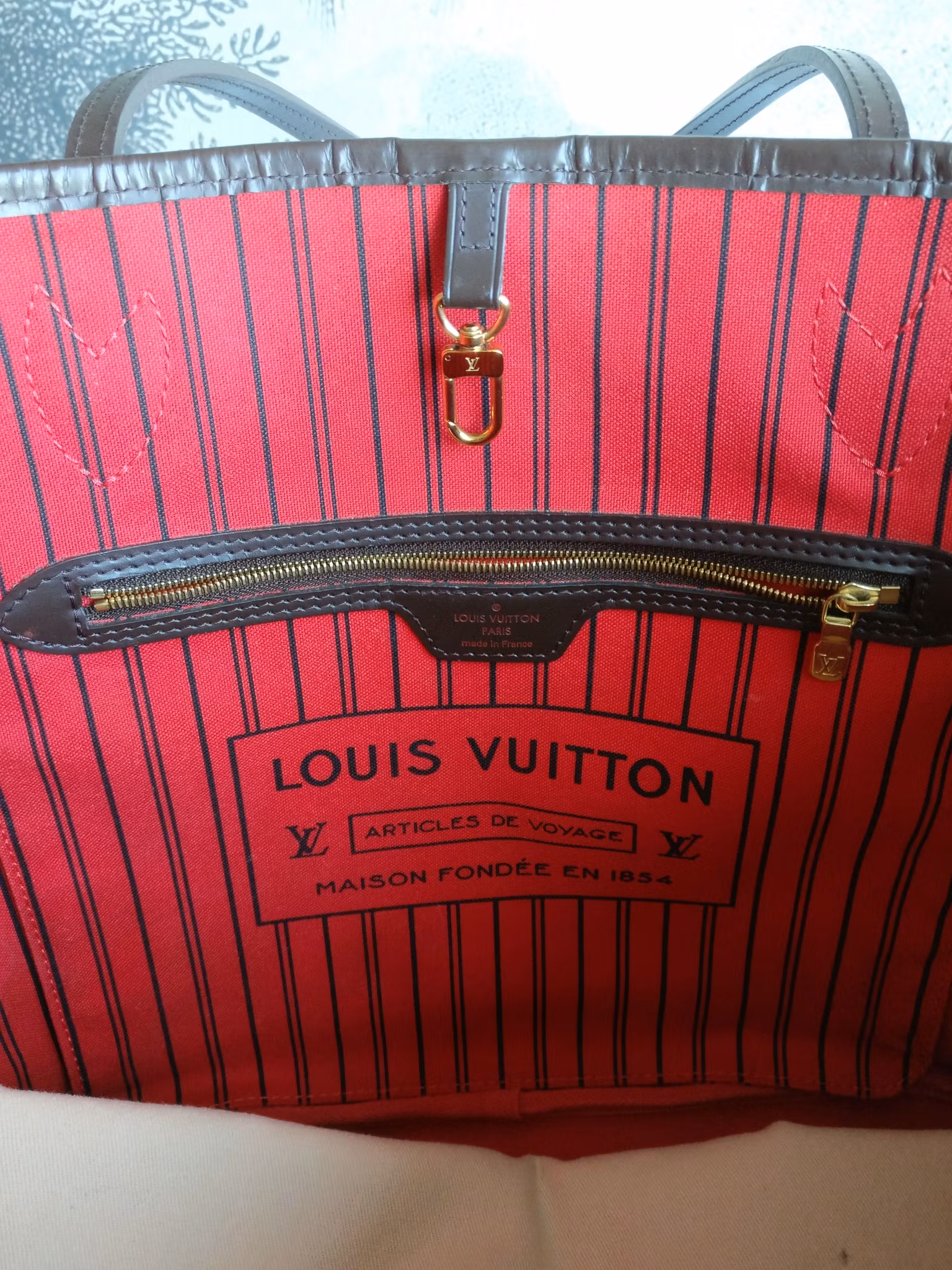 Louis Vuitton Neverfull MM damier ebene
