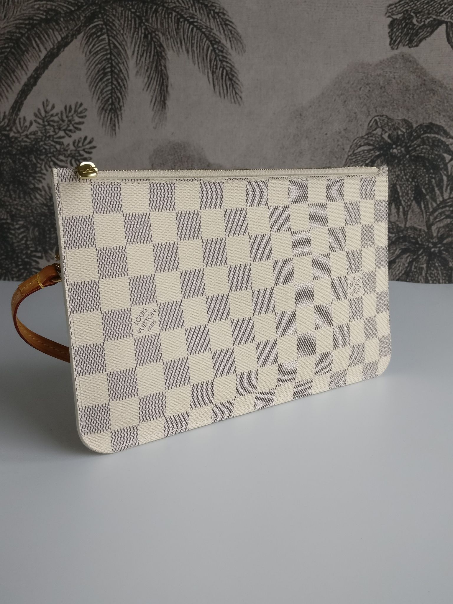 Louis Vuitton Neverfull MM pochette azur