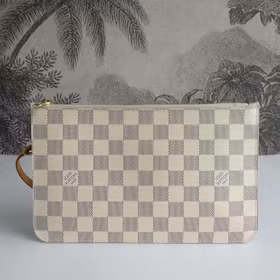 Louis Vuitton Neverfull MM pochette azur