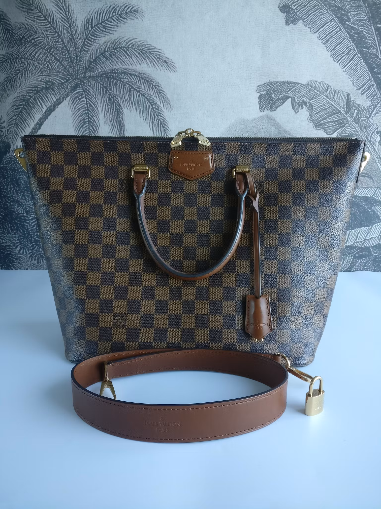 Louis Vuitton Belmont Tote Damier Ebene