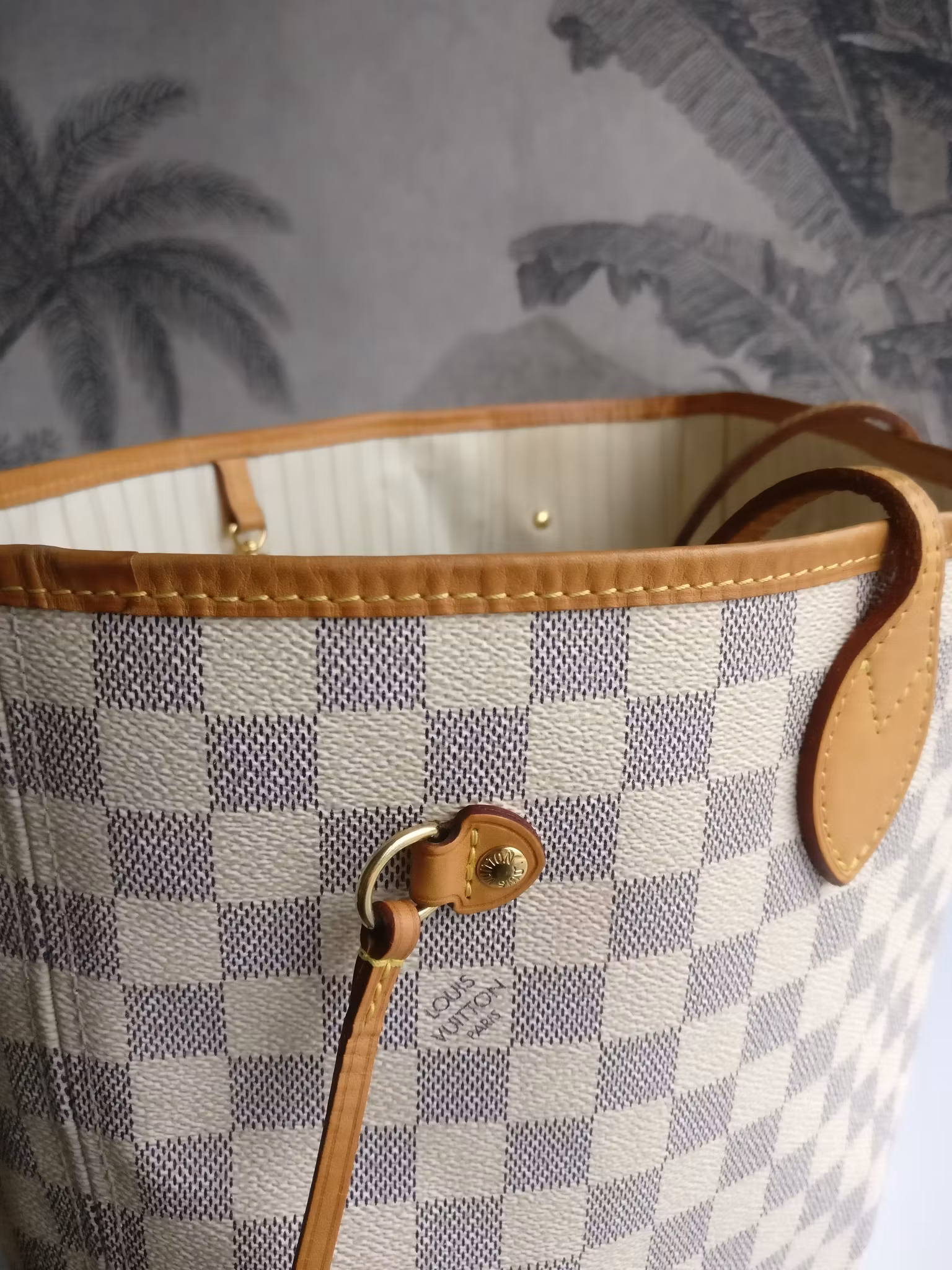 Louis Vuitton Neverfull MM damier azur