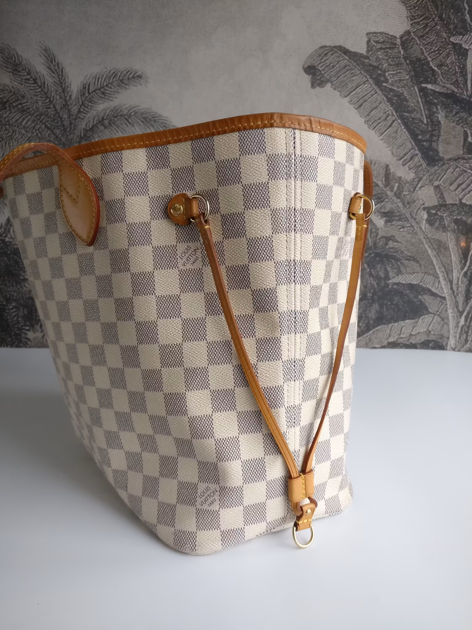 Louis Vuitton Neverfull MM damier azur