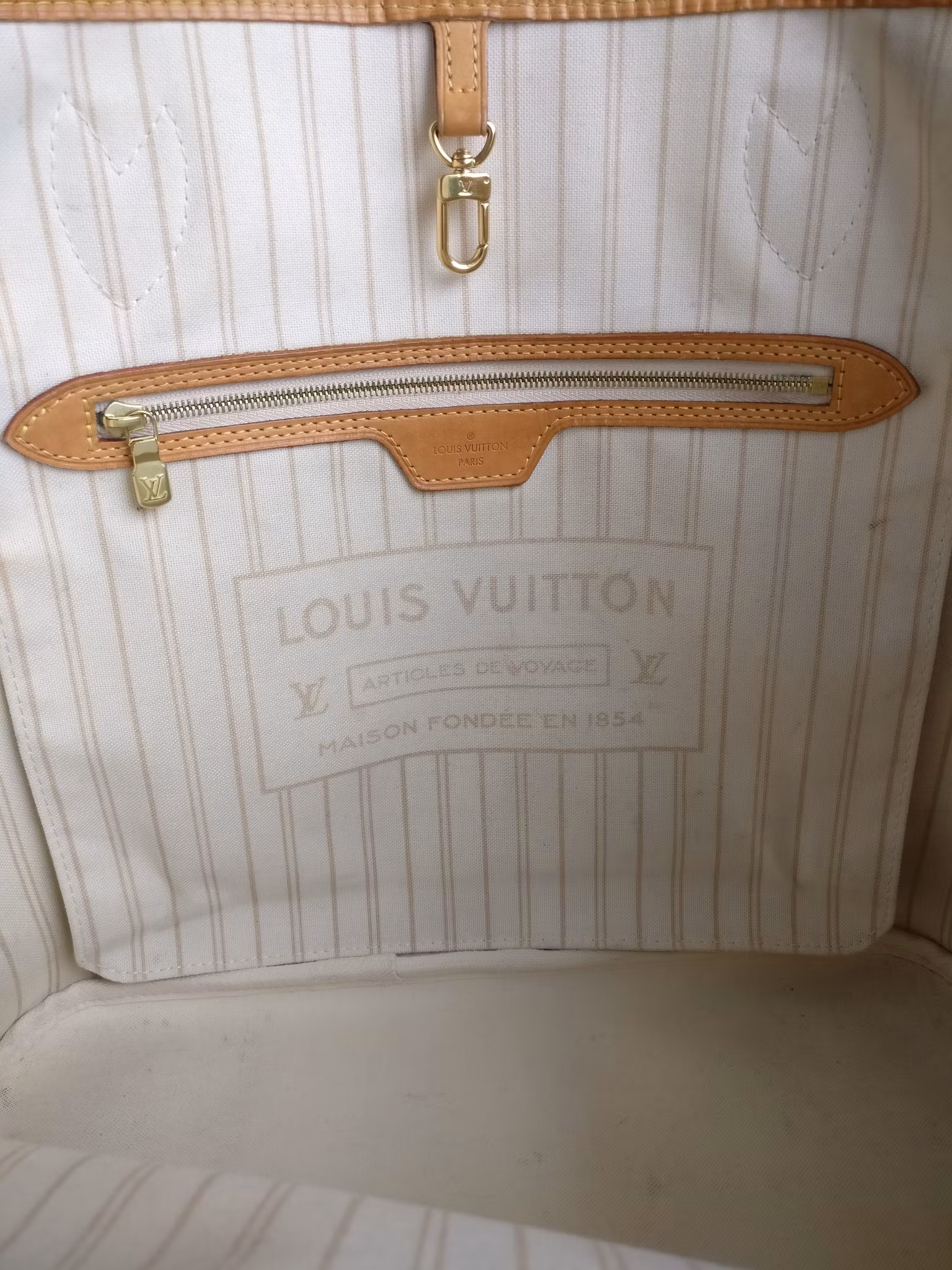 Louis Vuitton Neverfull MM damier azur