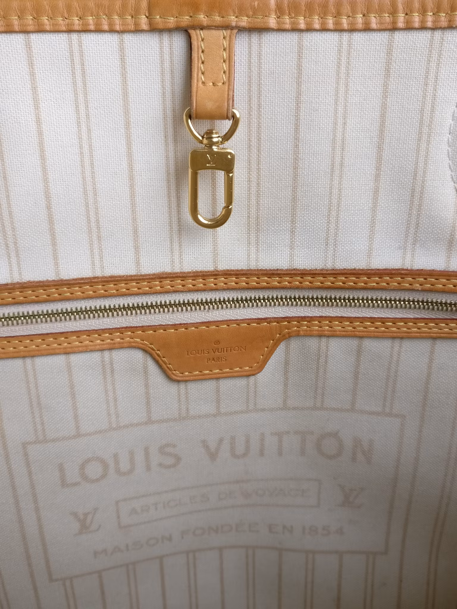 Louis Vuitton Neverfull MM damier azur
