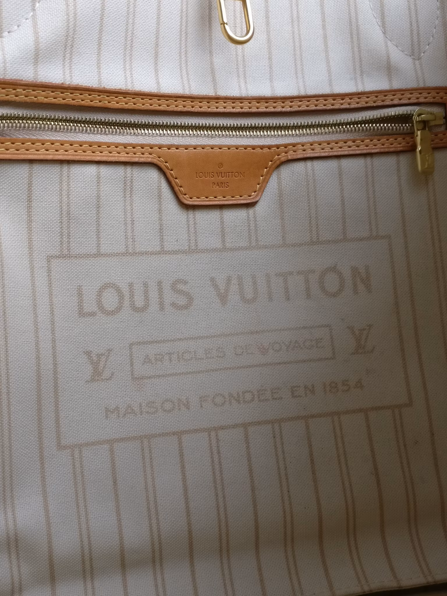 Louis Vuitton Neverfull MM damier azur
