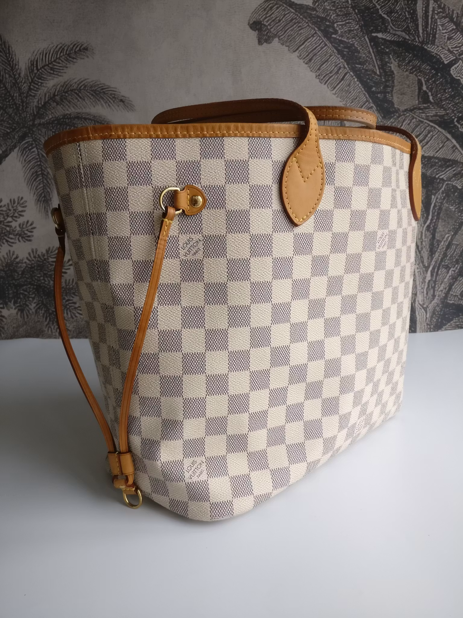 Louis Vuitton Neverfull MM damier azur